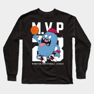 Bloop the basketball MVP Long Sleeve T-Shirt